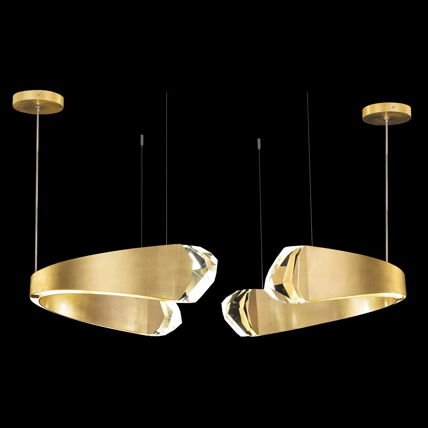 Fine Art Lamps Strata 49 Inch Led Large Pendant Cp737287 - Image 3