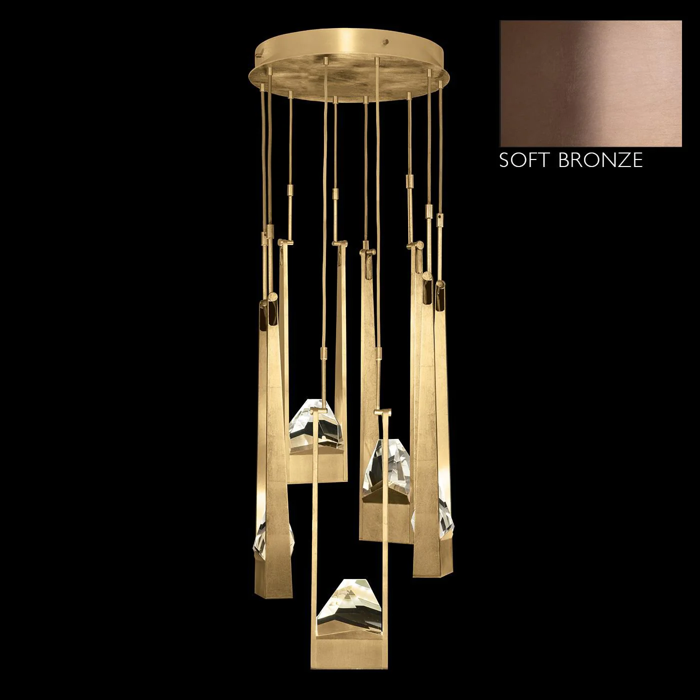 Fine Art Lamps Strata 24 Inch Led Large Pendant Cp751238 - Image 3