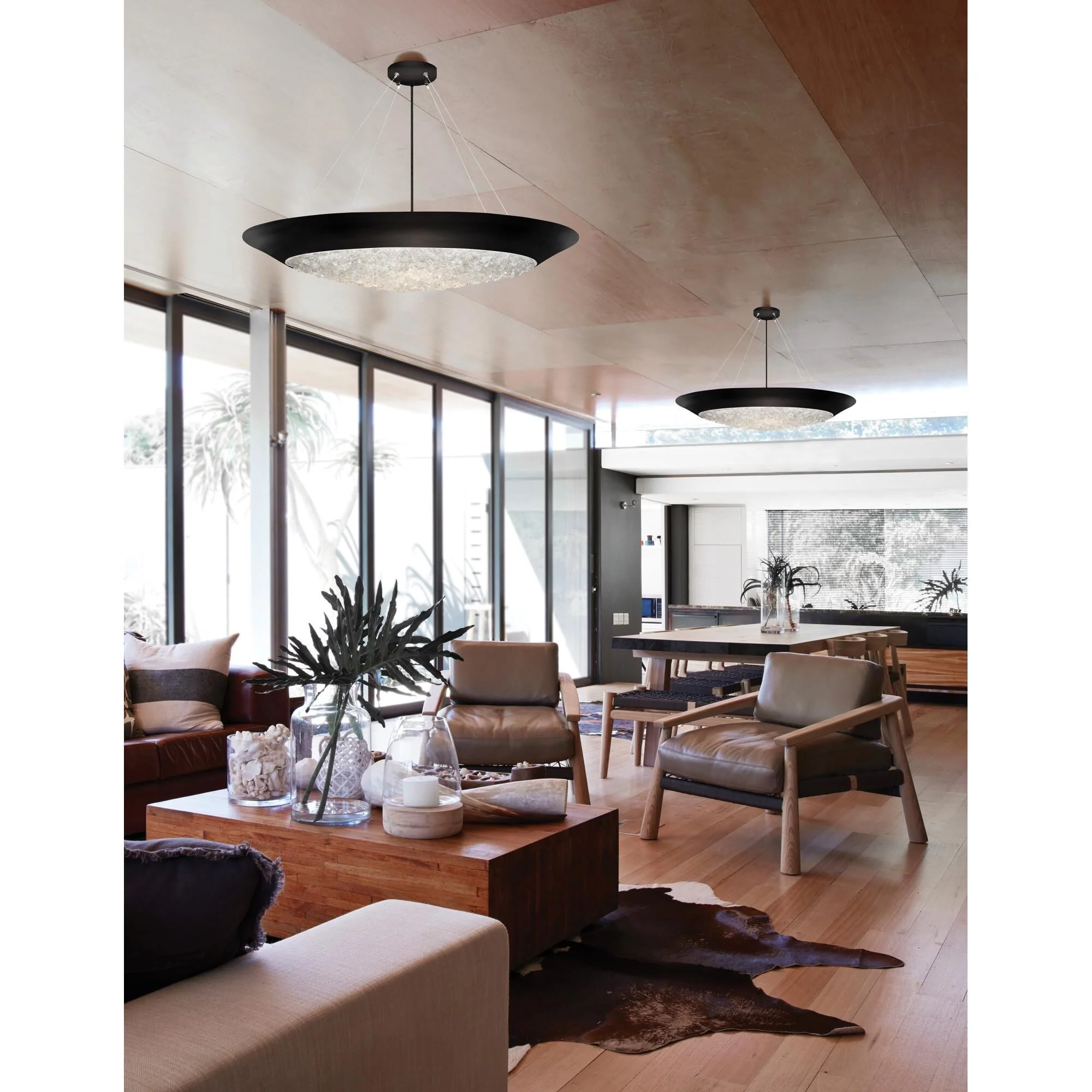 Fine Art Lamps Arctic Halo 44 Inch Large Pendant Cp109731 - Image 3