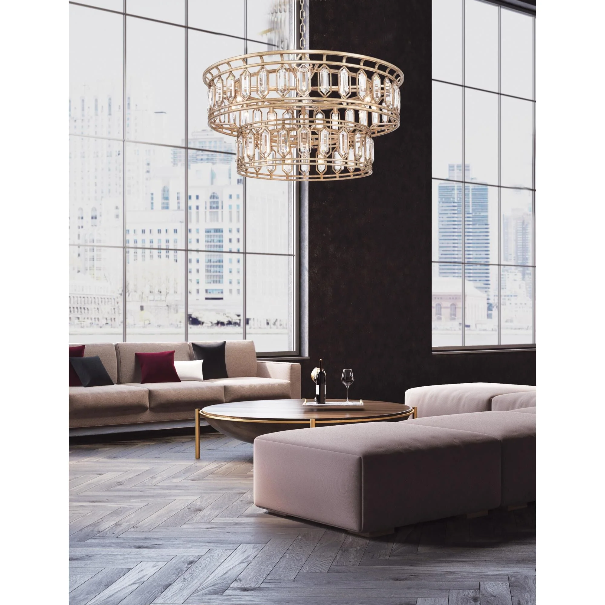 Fine Art Lamps Westminster 42 Inch Large Pendant Cp110949 - Image 3