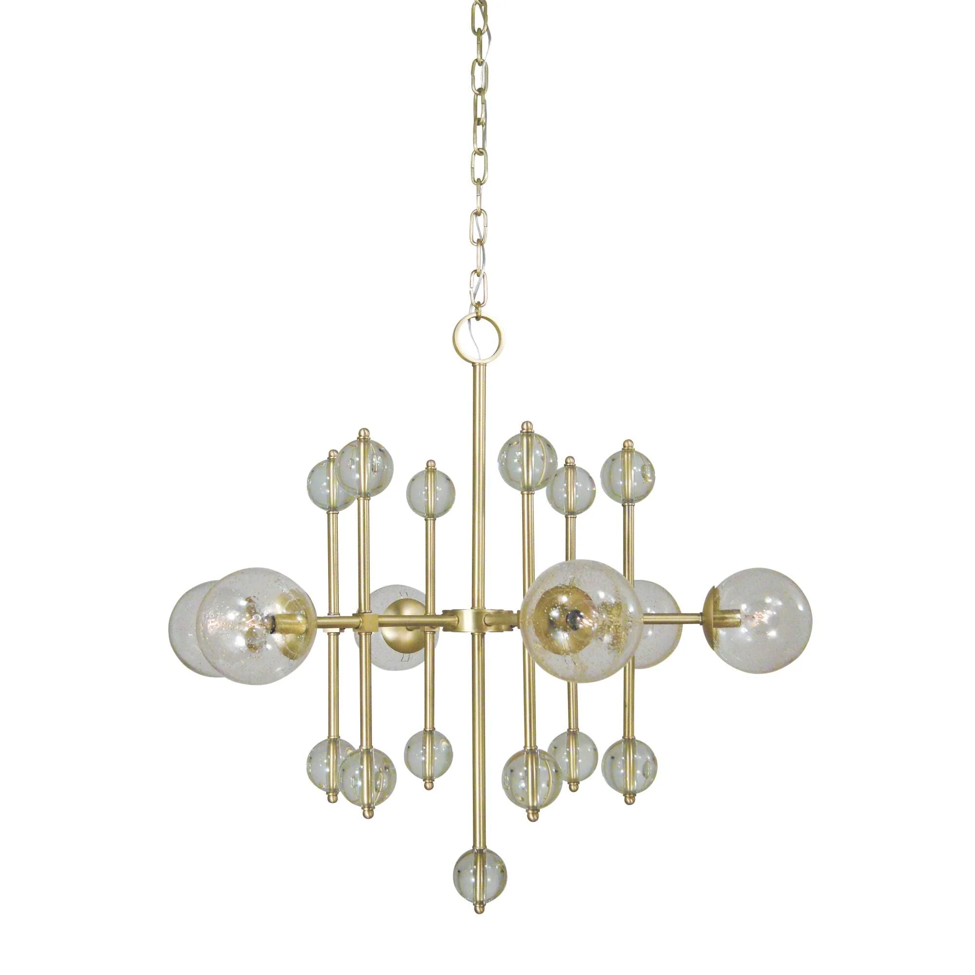Framburg Solaris 38 Inch 6 Light Chandelier Cp72744 - Image 1