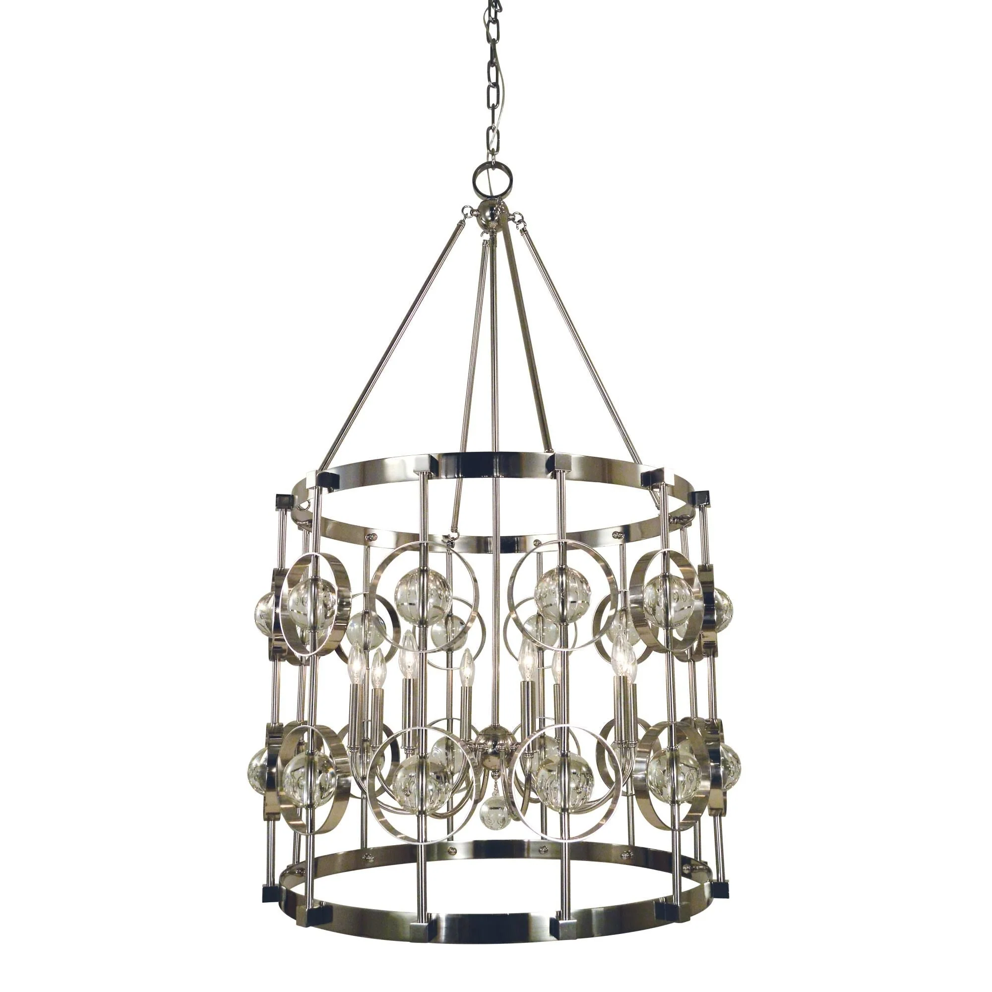 Framburg Ephemeris 28 Inch 8 Light Led Chandelier Cp75070 - Image 1