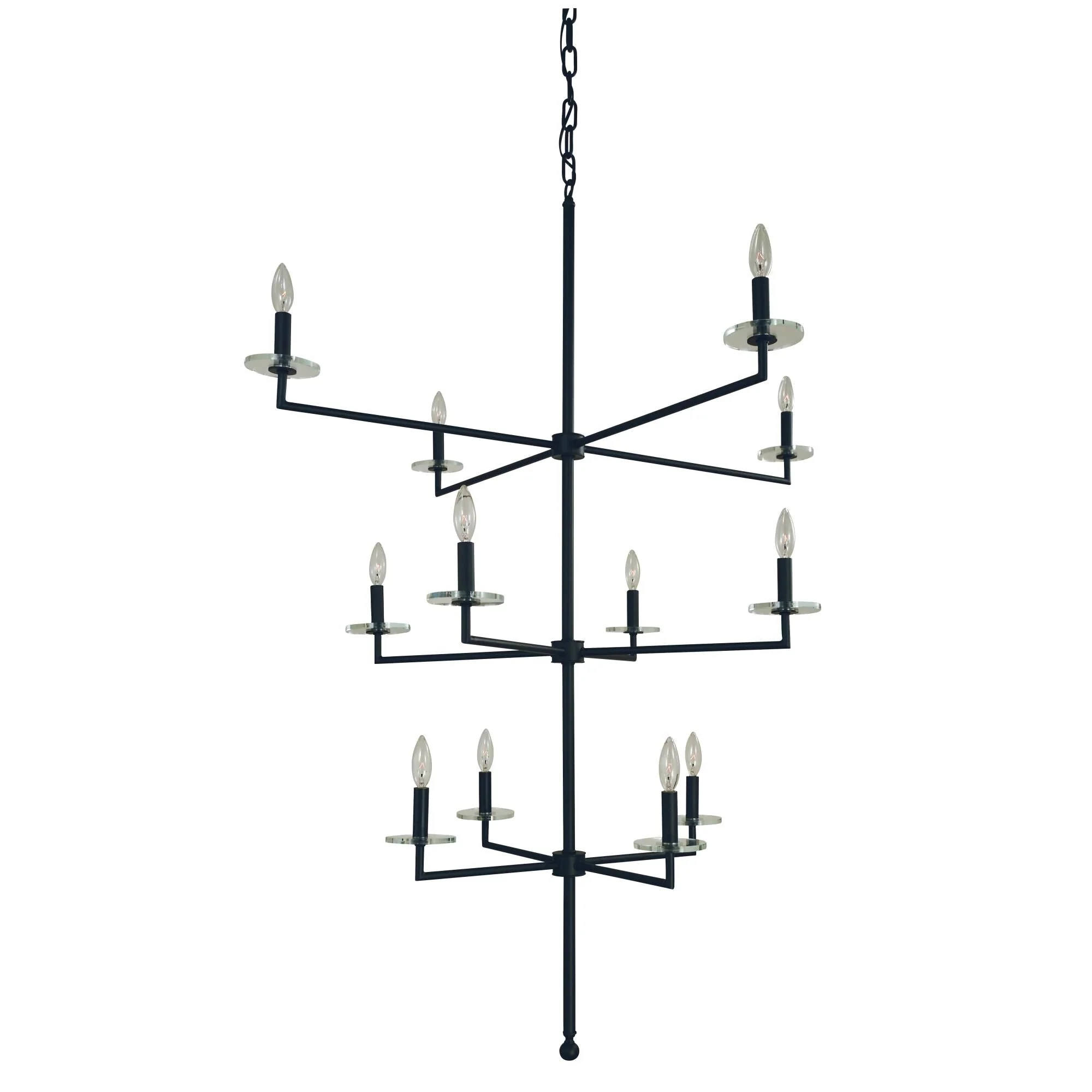 Framburg Muse 127 Inch 12 Light Chandelier Cp413005 - Image 1