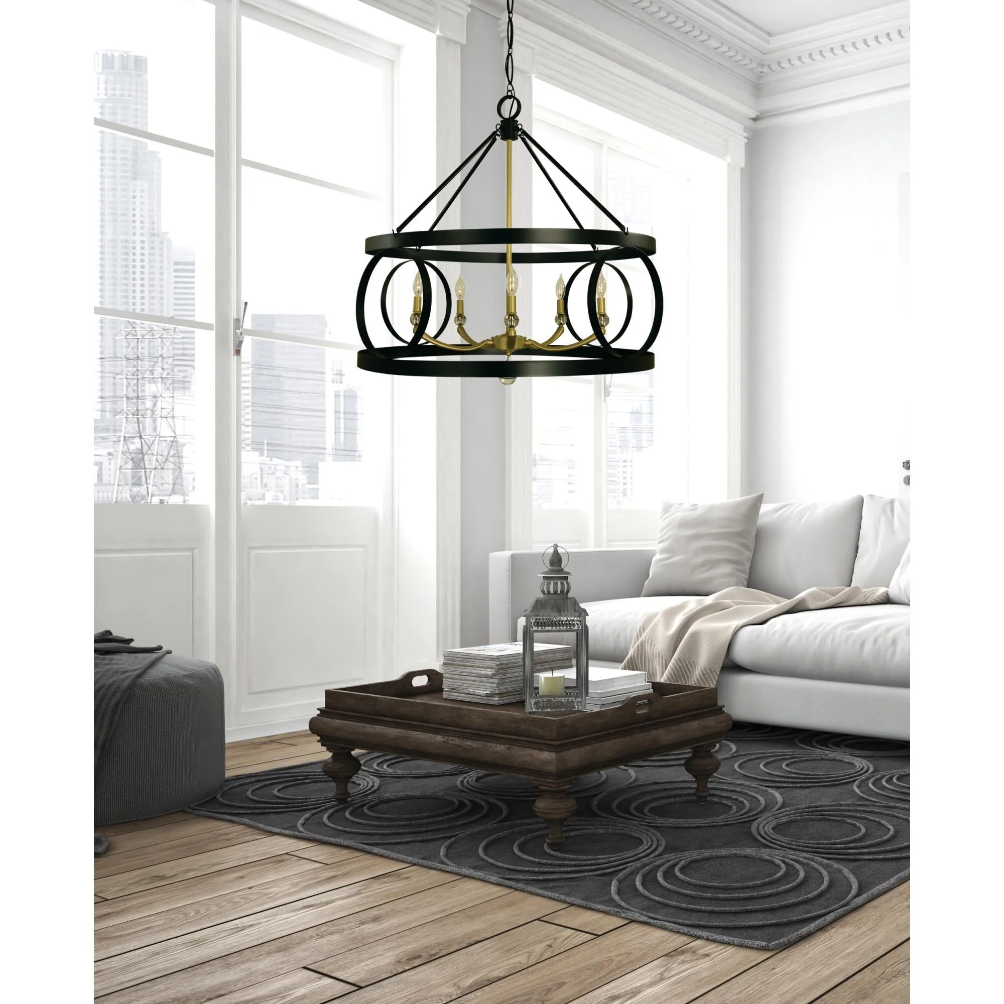 Framburg Amelia 33 Inch 5 Light Chandelier Cp738751 - Image 2