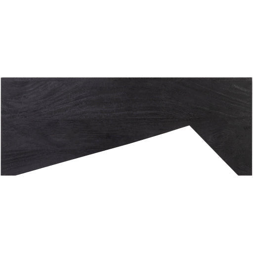 Surya Neemrana Modern Black Wood Coffee Table NEE-002 - Image 3