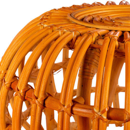 Surya Odyssey Modern Rattan Round Accent Side Table OSY-001 - Image 3