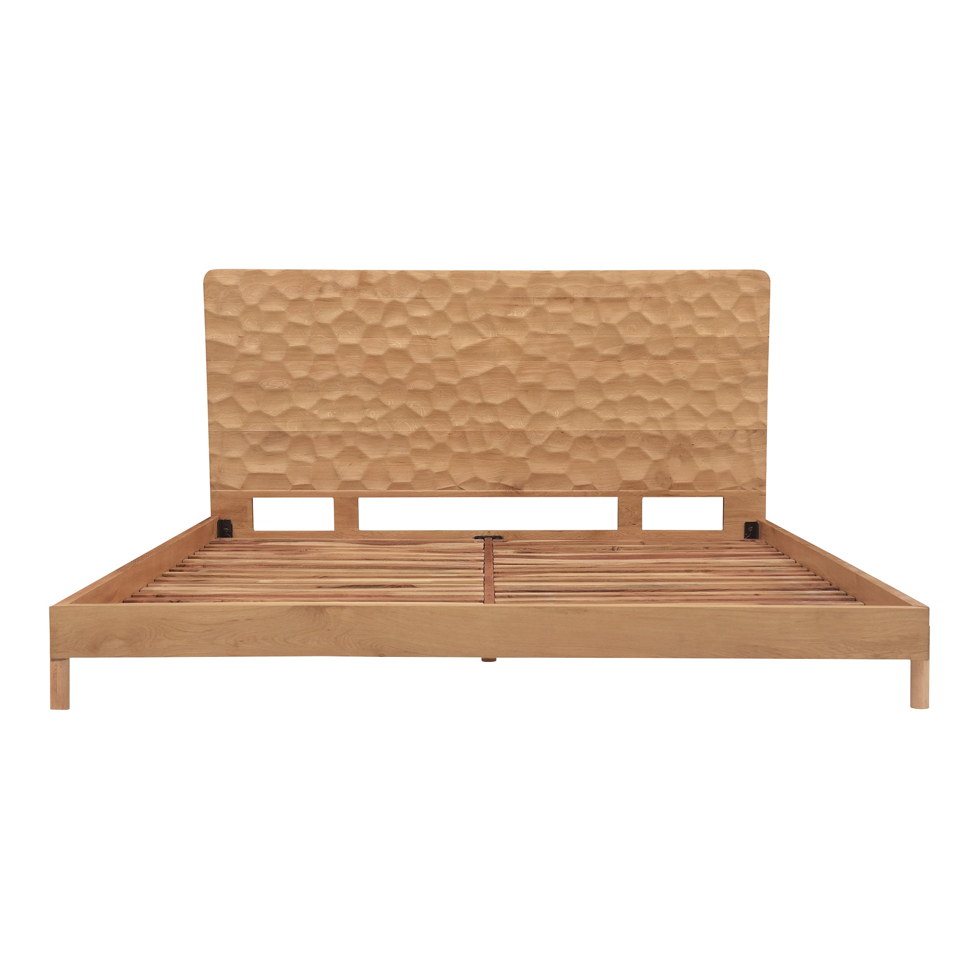 Moe's Home Collection Misaki Natural Wood King Size Bed - Image 2