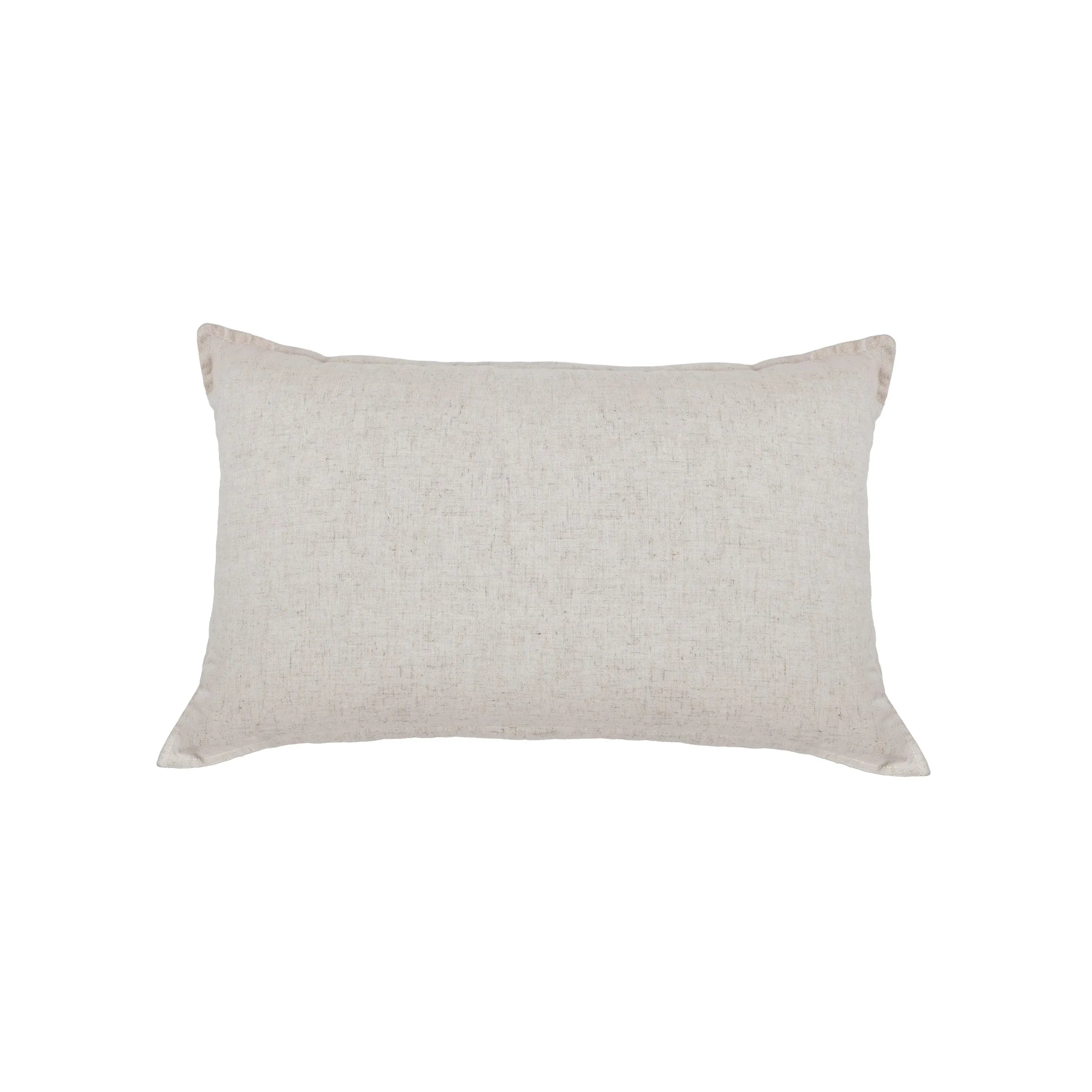 Pom Pom at Home Georgie 14 x 24 Pillow with Insert ~ White - Image 3