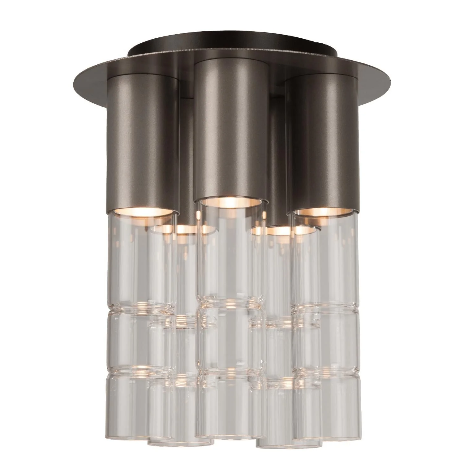 Hammerton Studio Bamboo 12 Inch 5 Light Led Flush Mount Cp415973 - Image 1