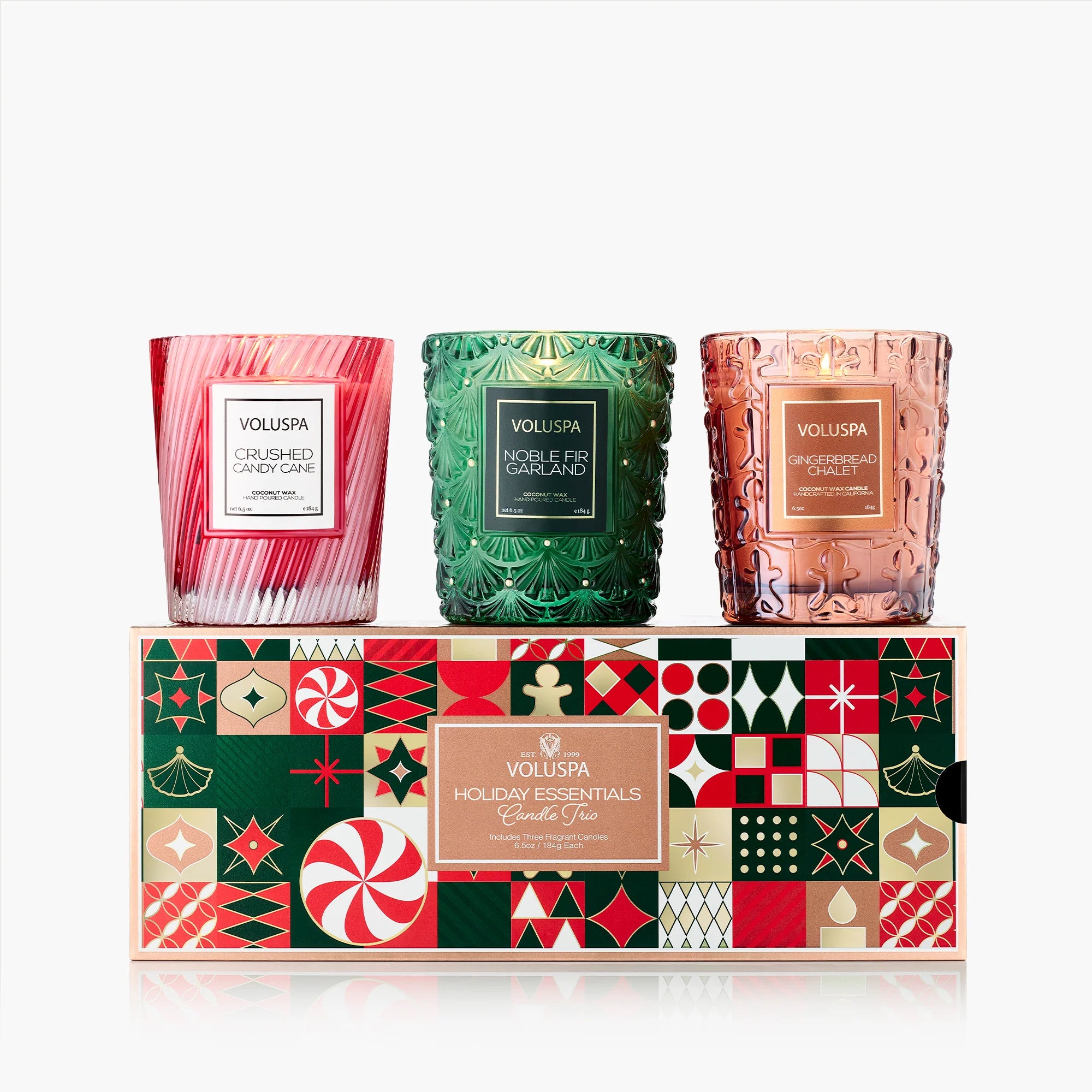 Voluspa Holiday Essentials Classic Candle Trio ~ 6.5 oz. each ~ SPRING SALE ~ Limited Quantity
