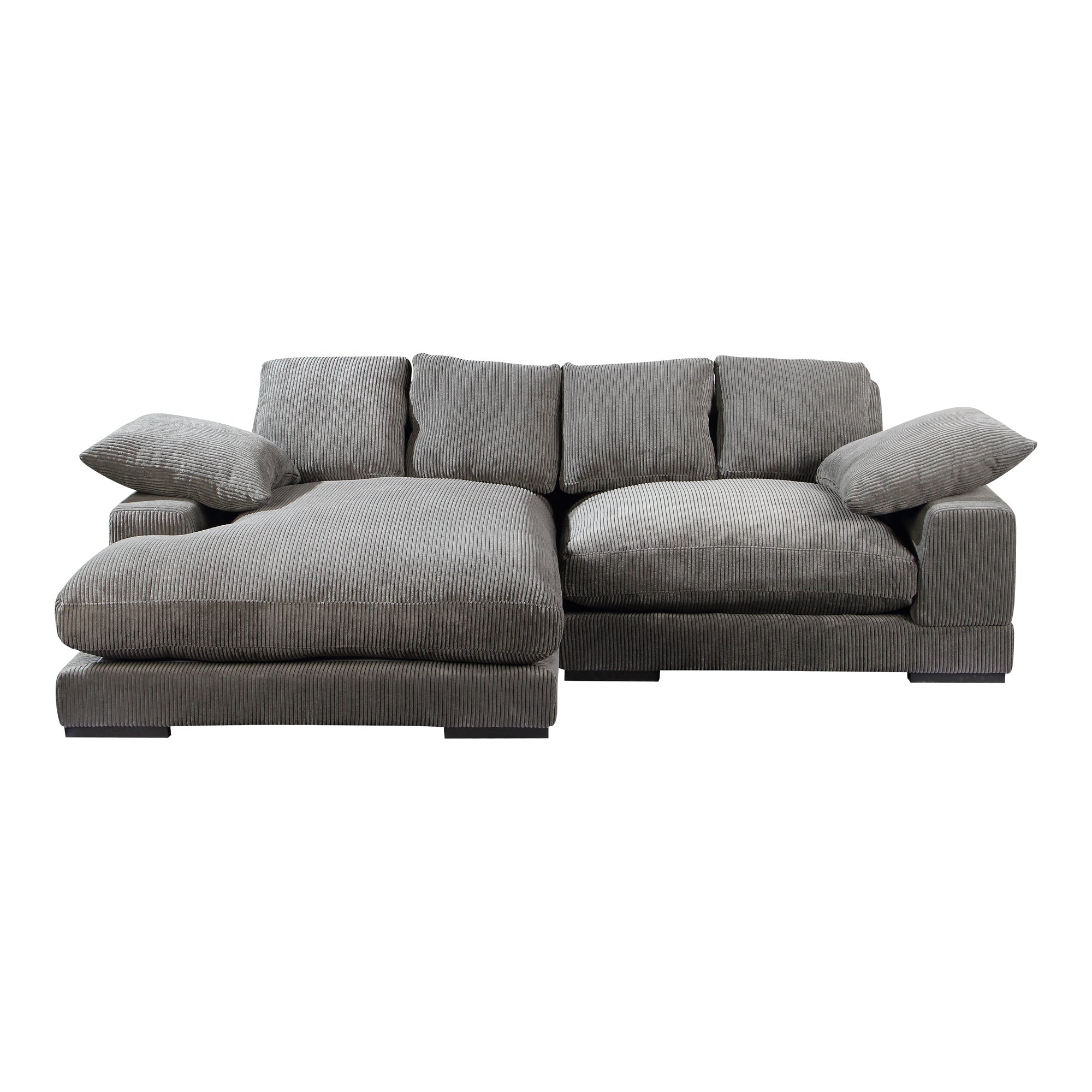 Moe’s Home Collection Plunge Charcoal Sectional