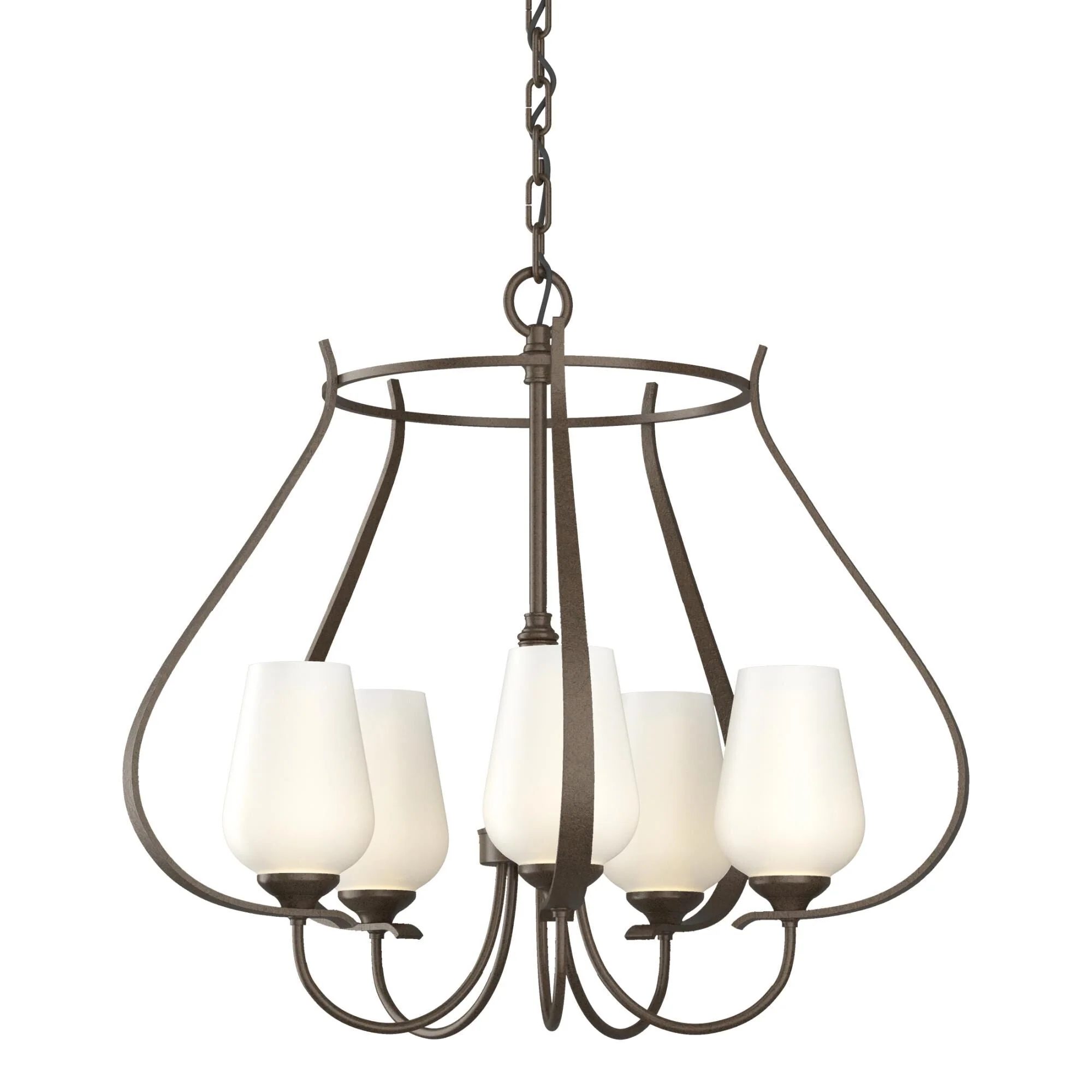 Hubbardton Forge Flora 22 Inch 5 Light Chandelier Cp8086 - Image 2