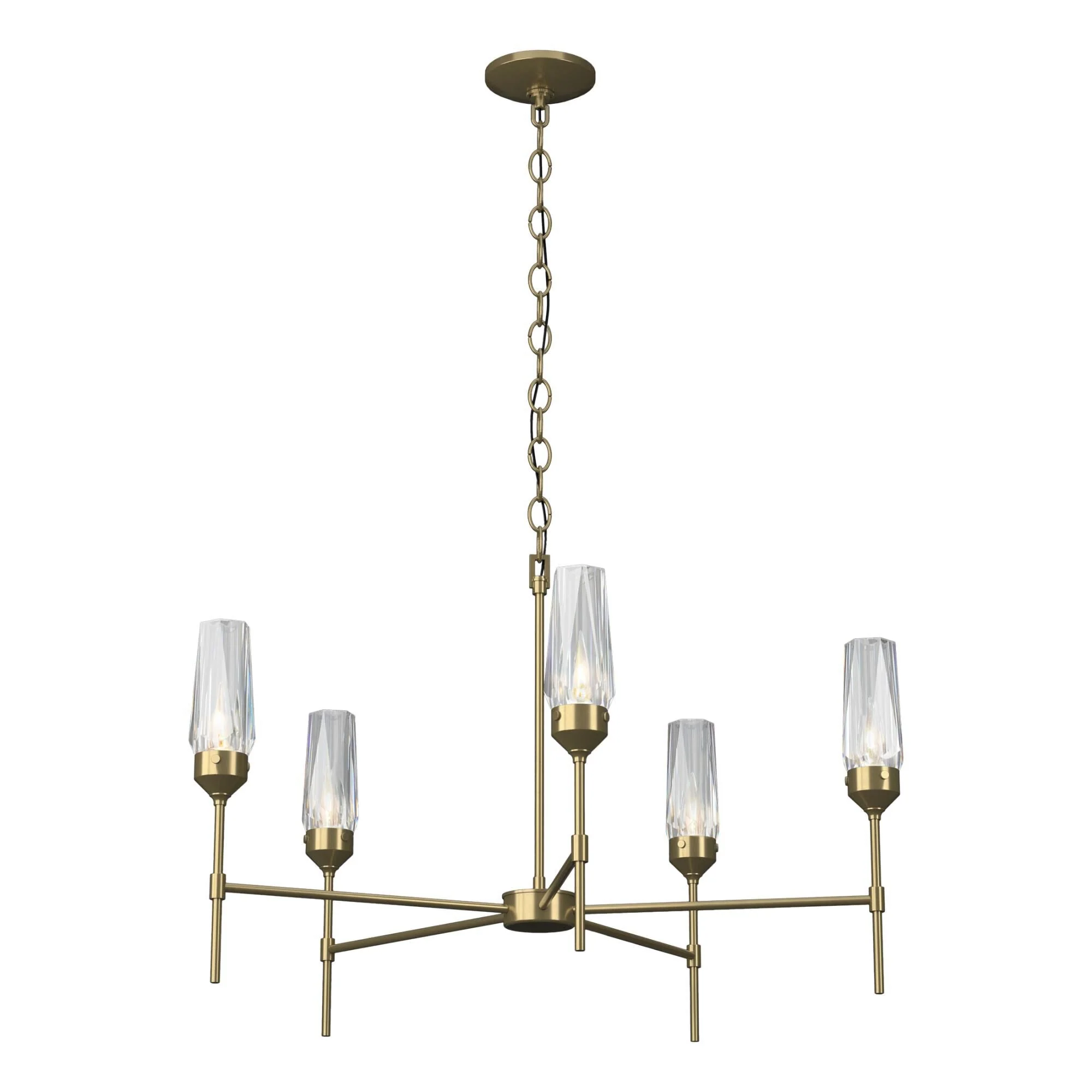 Hubbardton Forge Luma 30 Inch 5 Light Chandelier Cp270431 - Image 3