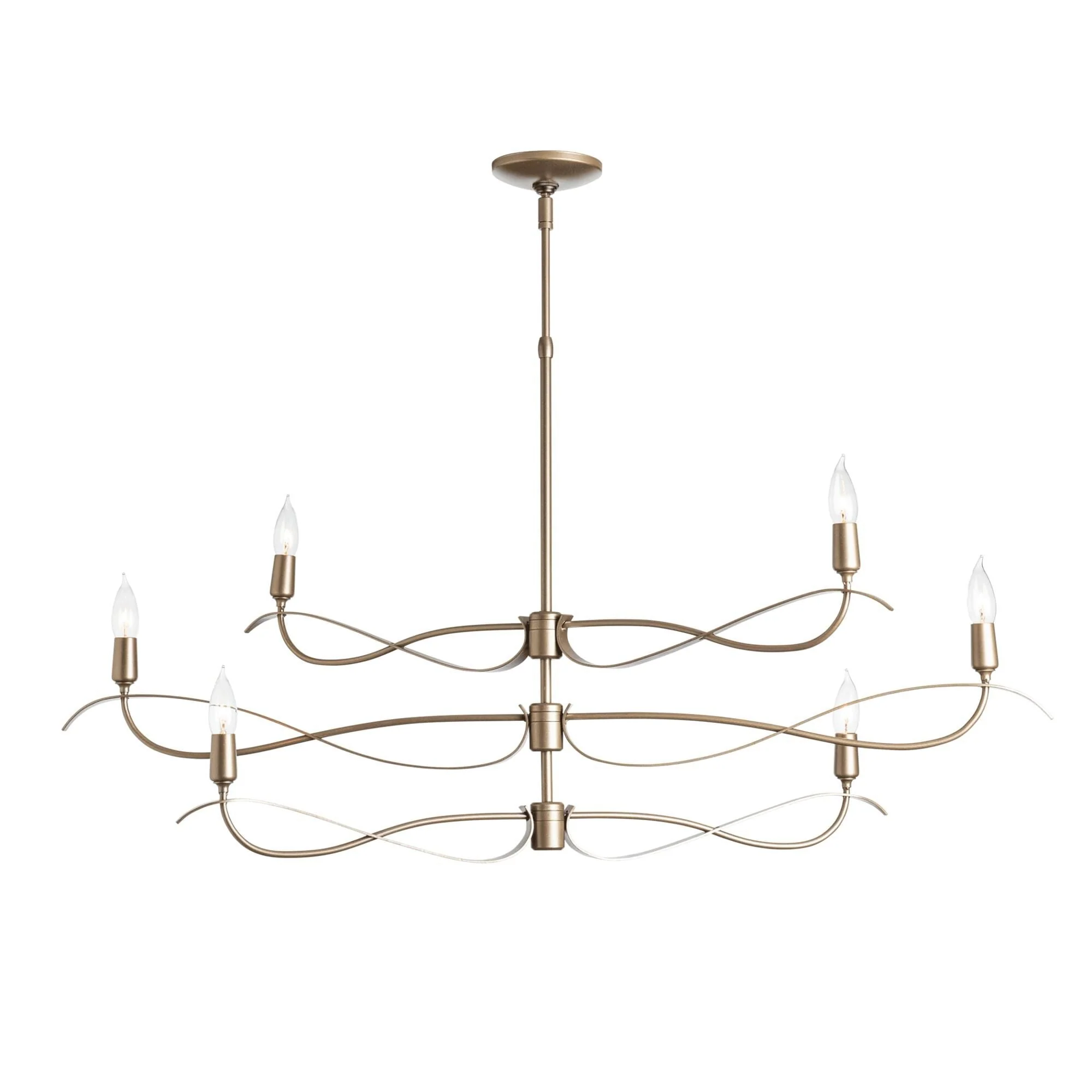 Hubbardton Forge Willow 43 Inch 6 Light Mini Chandelier Cp529113 - Image 1