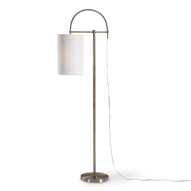 Casa Bella Living Antique Brass Finished Floor Lamp - Image 3