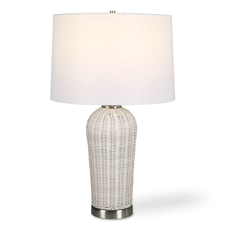 Casa Bella Living Woven Rattan Table Lamp - Image 3