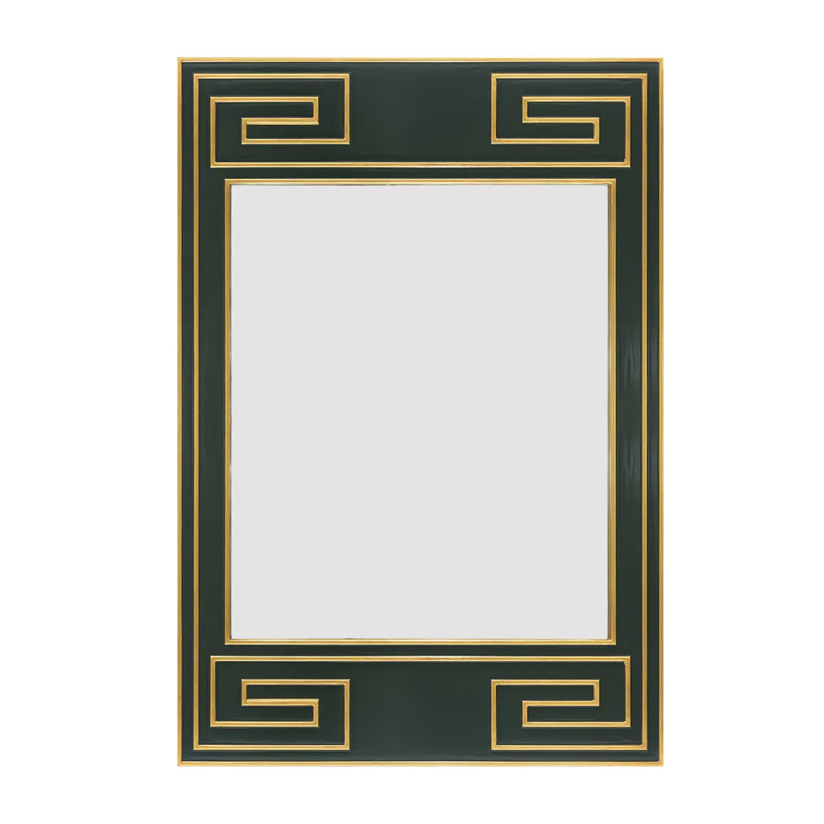 Crestview Collection Montclair Green And Gold Accents Mirror - Image 1