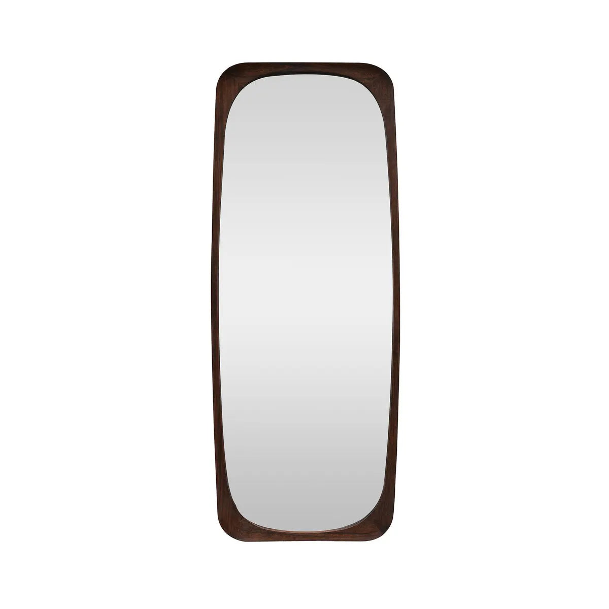 Crestview Collection Westwood Brown Framed Tall Mirror - Image 1