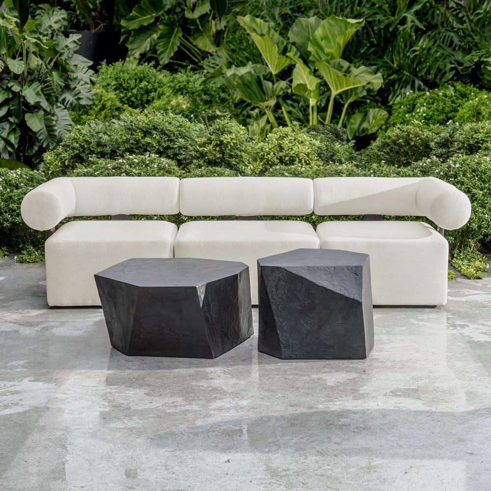 Uttermost Parra Indoor And Outdoor Coffee Table ~ Slate - Image 1