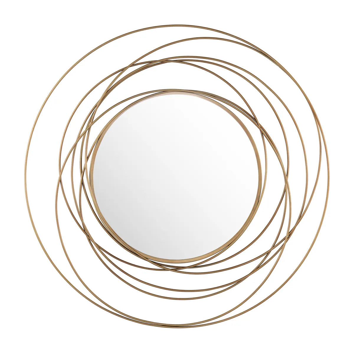 Crestview Collection Hudson Bright Gold Mirror - Image 2