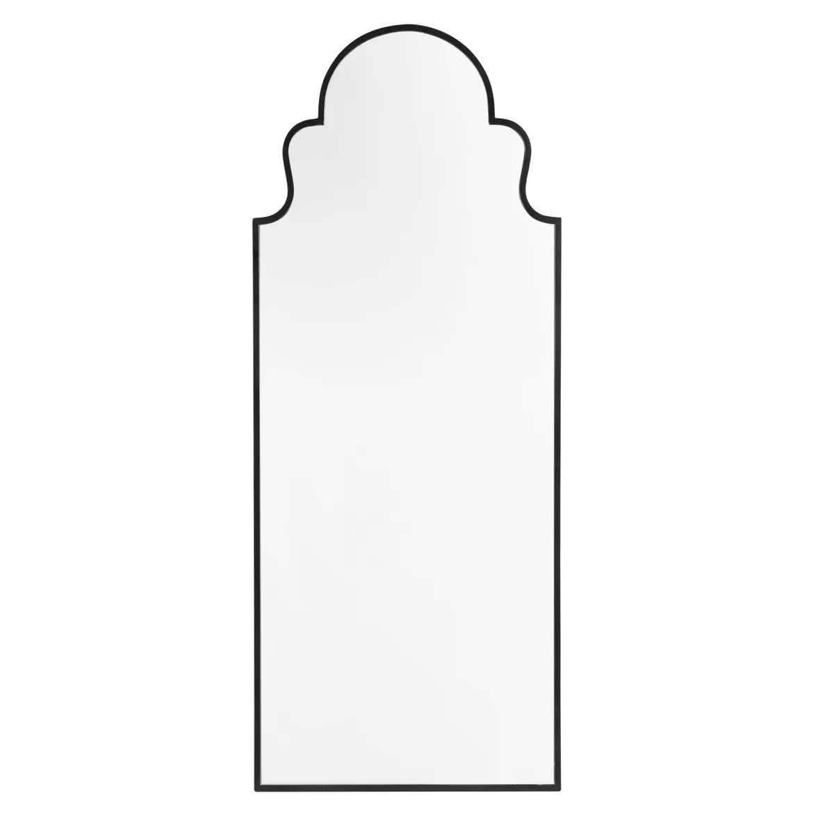 Crestview Collection Raven 2 Black Finished Mirror - Image 1