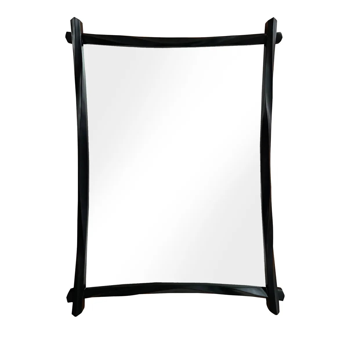Crestview Collection Cullen 3 Rich Black Contemporary Mirror - Image 1
