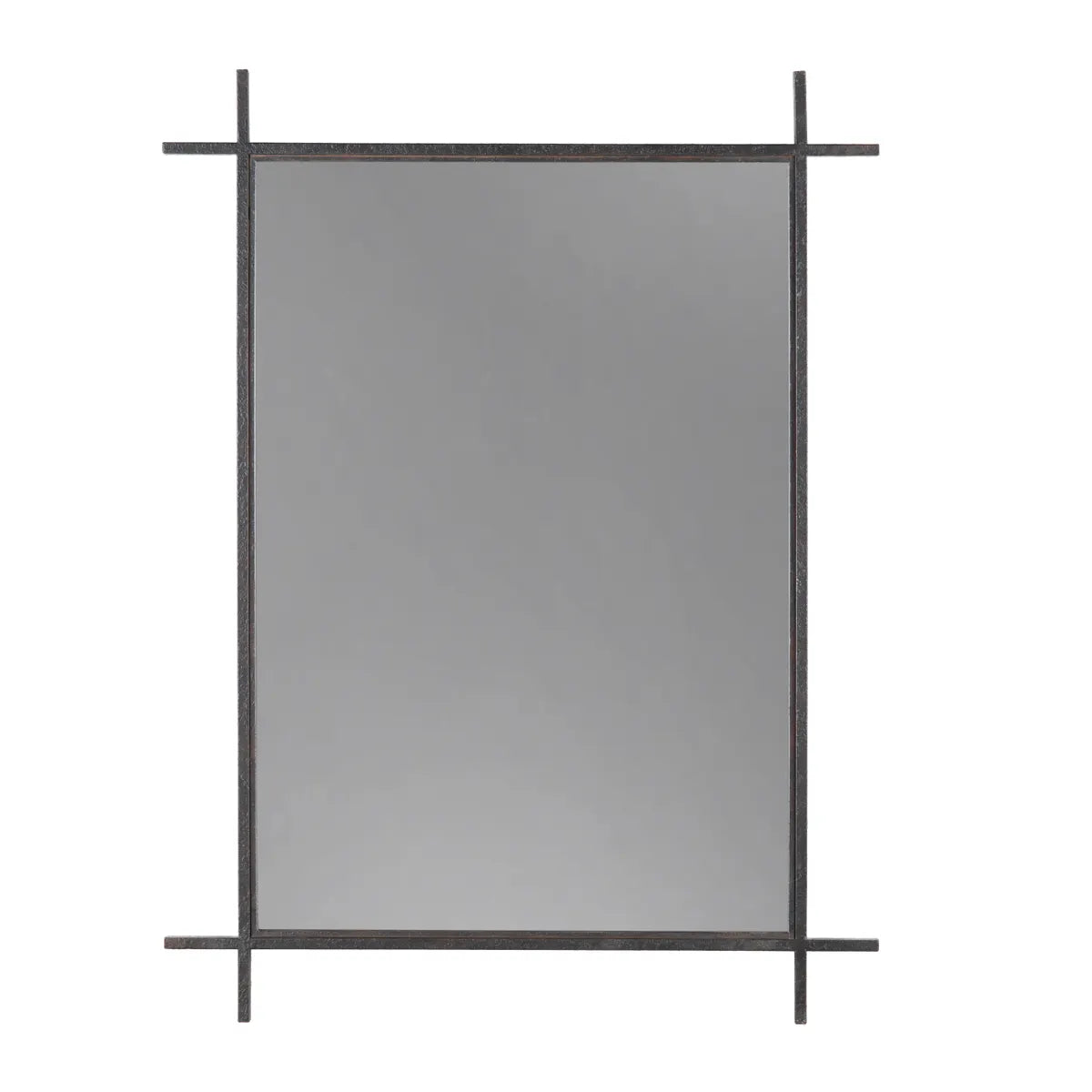 Crestview Collection Pierce Aged Iron Black Finish Mirror - Image 2