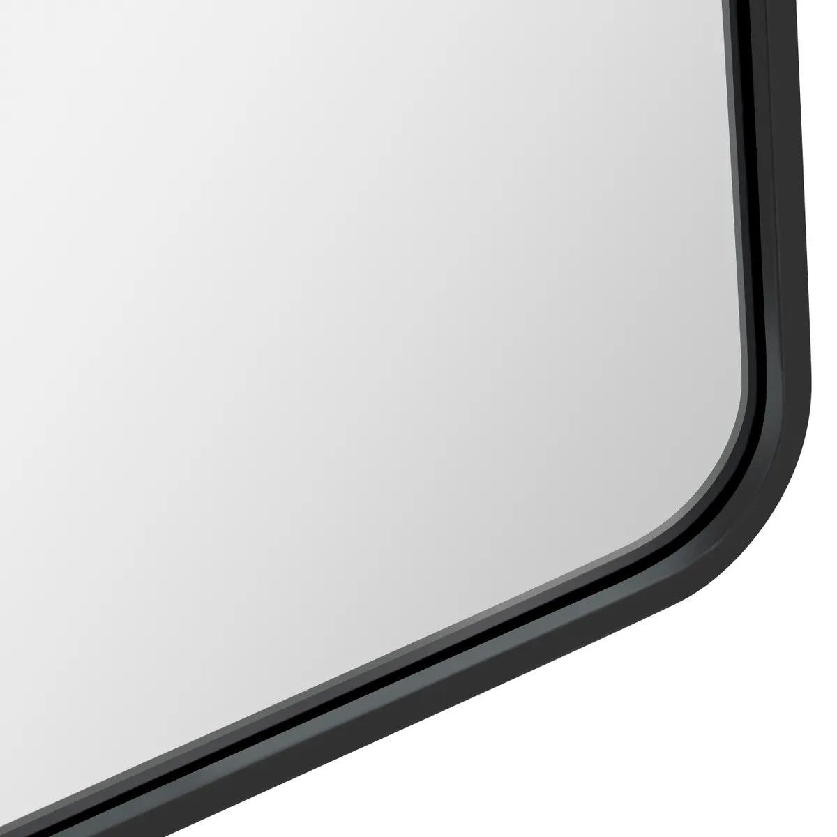 Crestview Collection Pierson 2 Matte Black Mirror - Image 2