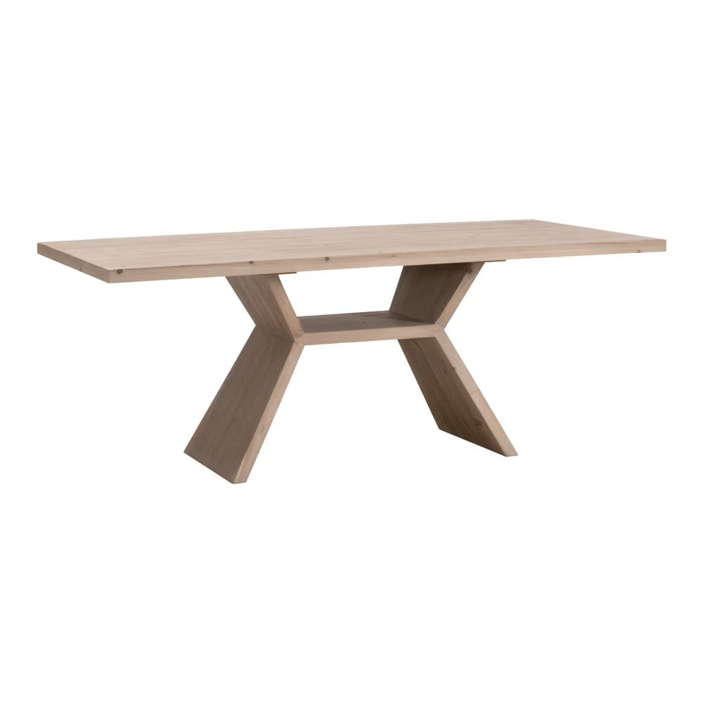 Essentials For Living Bridge Dining Table ~ Smoke Gray Pine - Image 2