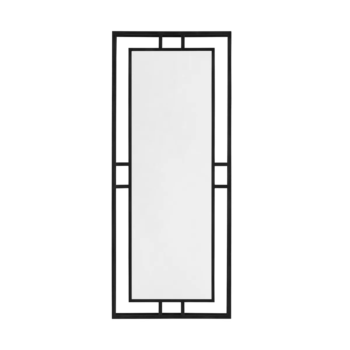 Crestview Collection Jenson 2 Blackened Framed Mirror - Image 1
