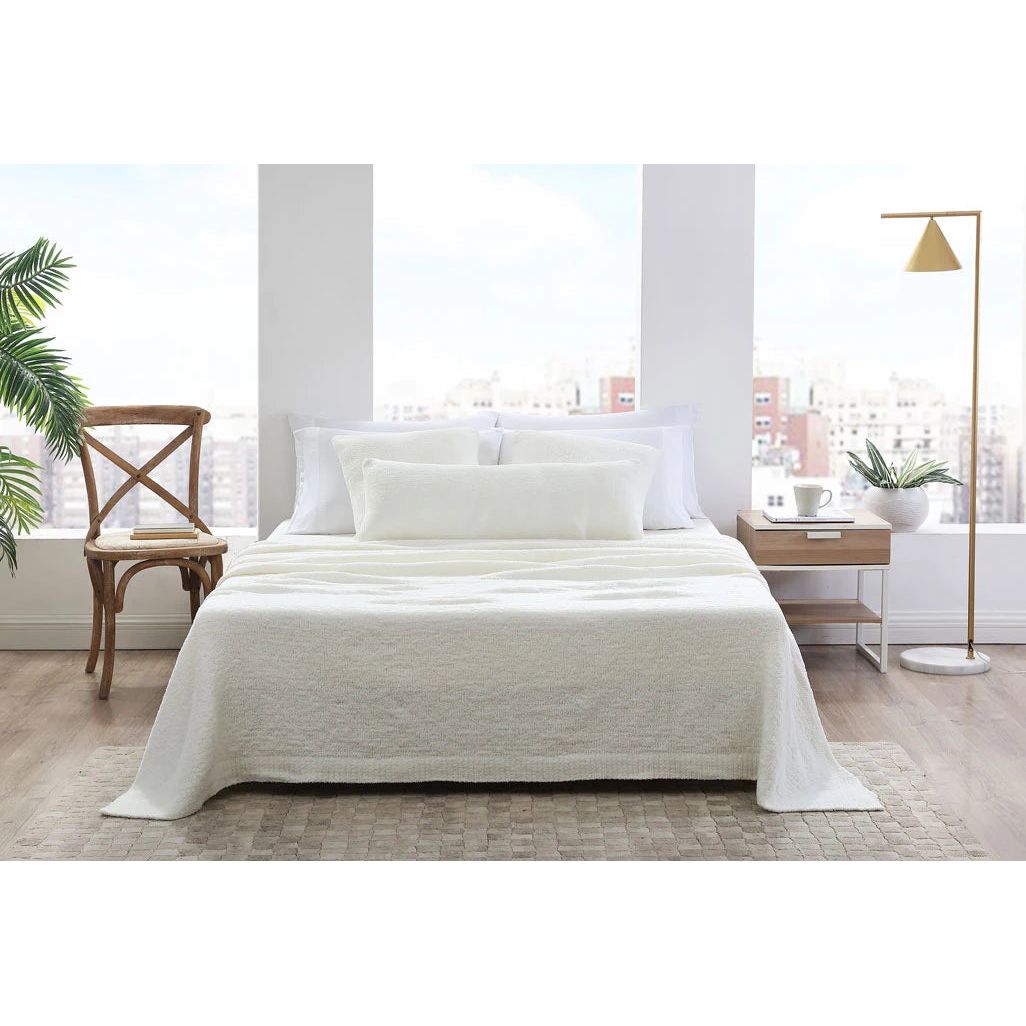 Sunday Citizen Off White Snug King Size Bed Blanket - Image 3