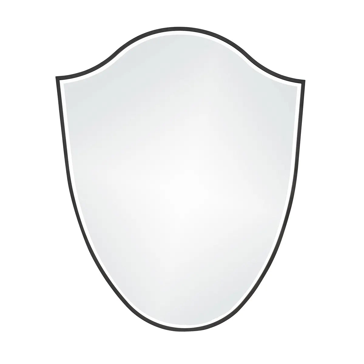 Crestview Collection Vanguard 1 Blackened Metal Mirror - Image 1