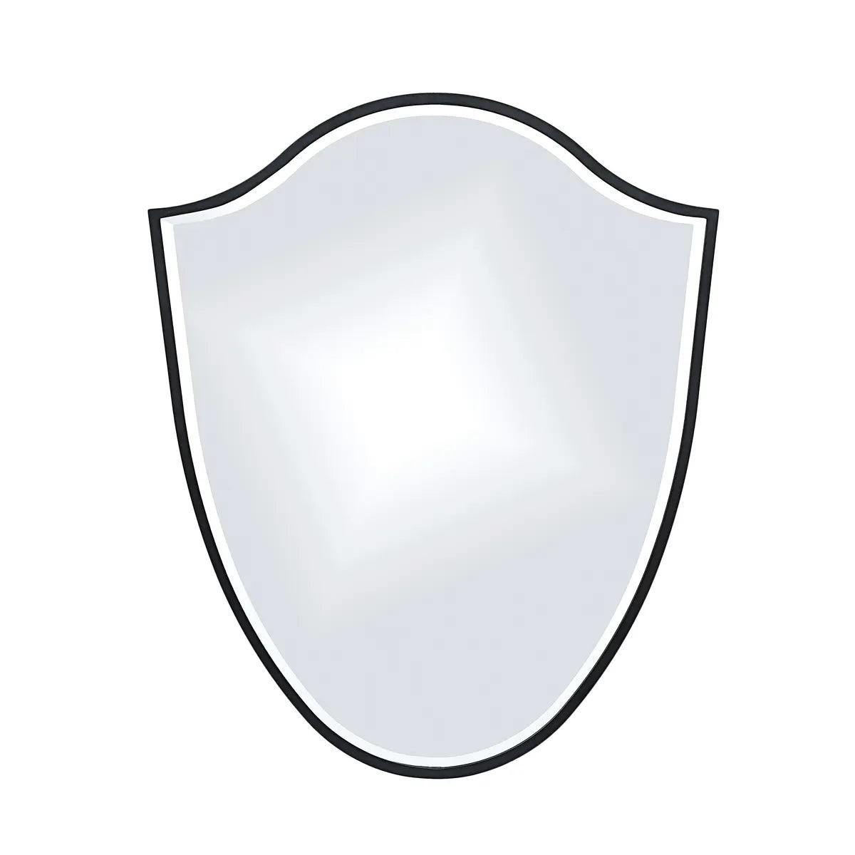 Crestview Collection Vanguard 3 Blackened Metal Mirror - Image 1
