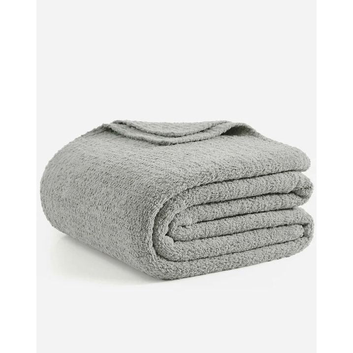 Sunday Citizen Cloud Gray Snug Queen Size Bed Blanket - Image 1