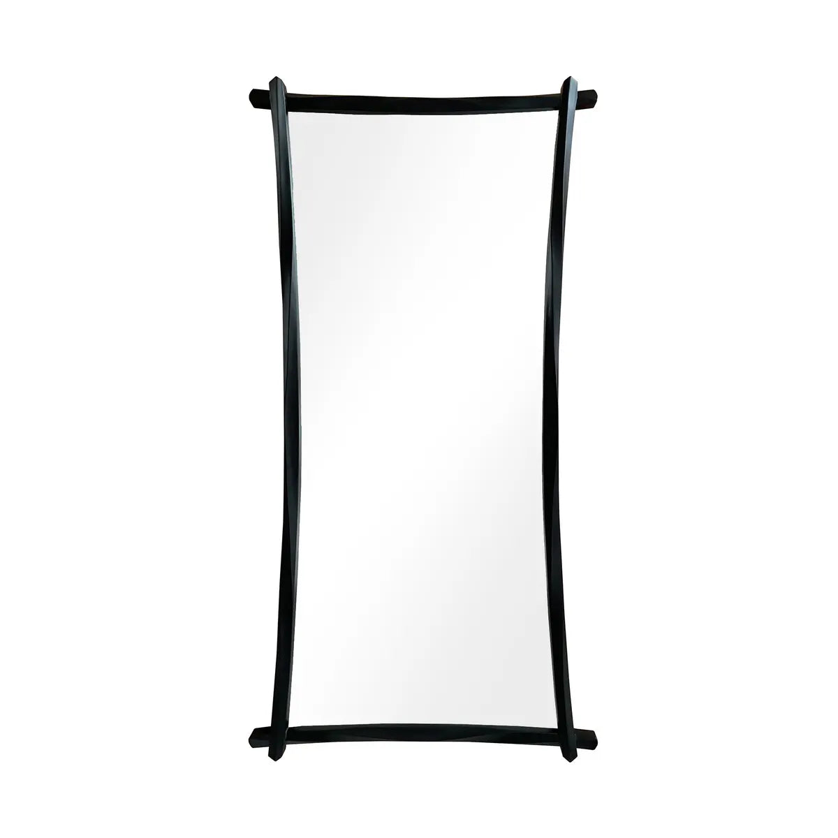 Crestview Collection Cullen 4 Black Full Body Mirror - Image 1