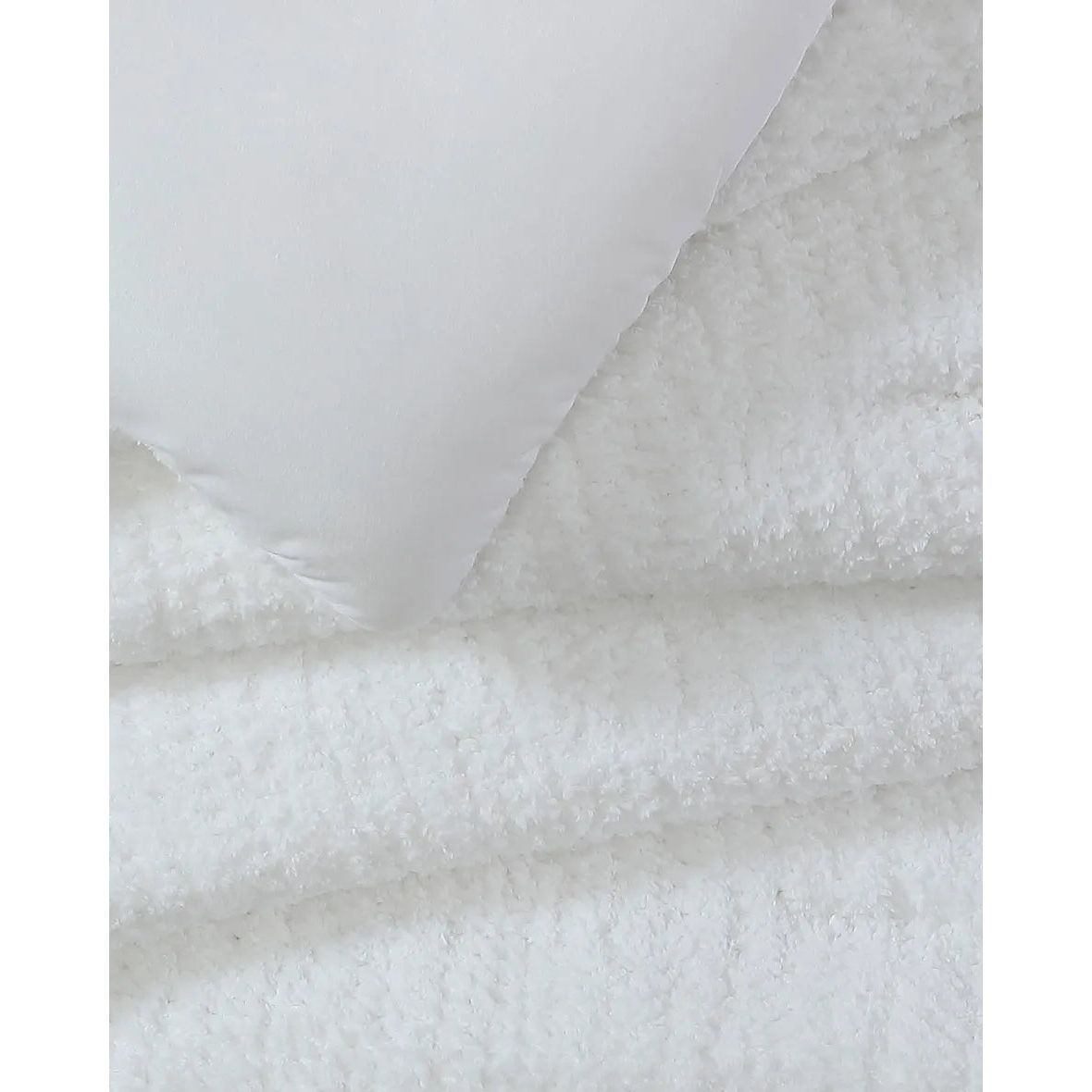 Sunday Citizen Clear White Snug Stitch Queen Size Comforter - Image 2