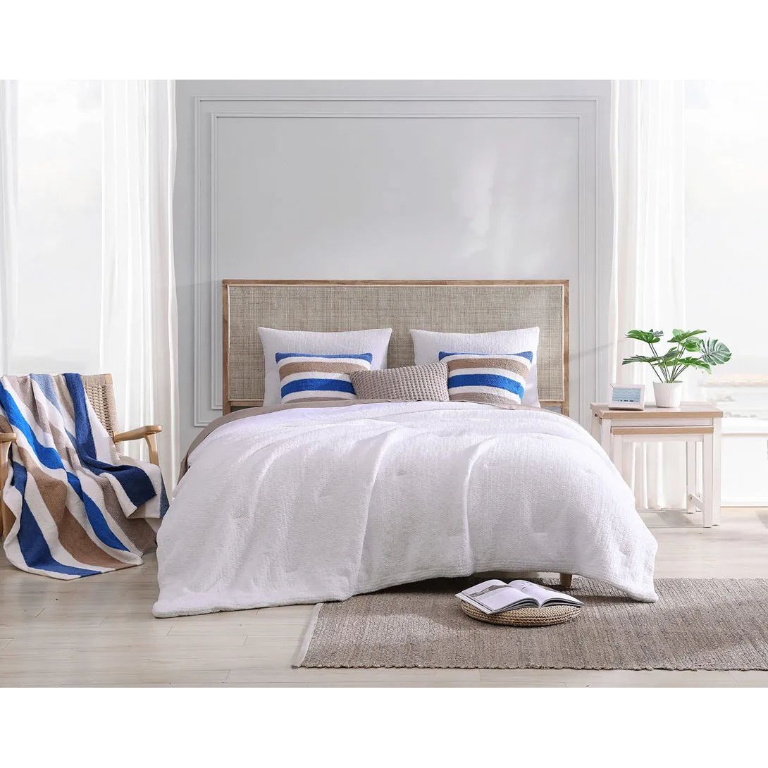 Sunday Citizen Clear White Snug Stitch Queen Size Comforter - Image 3