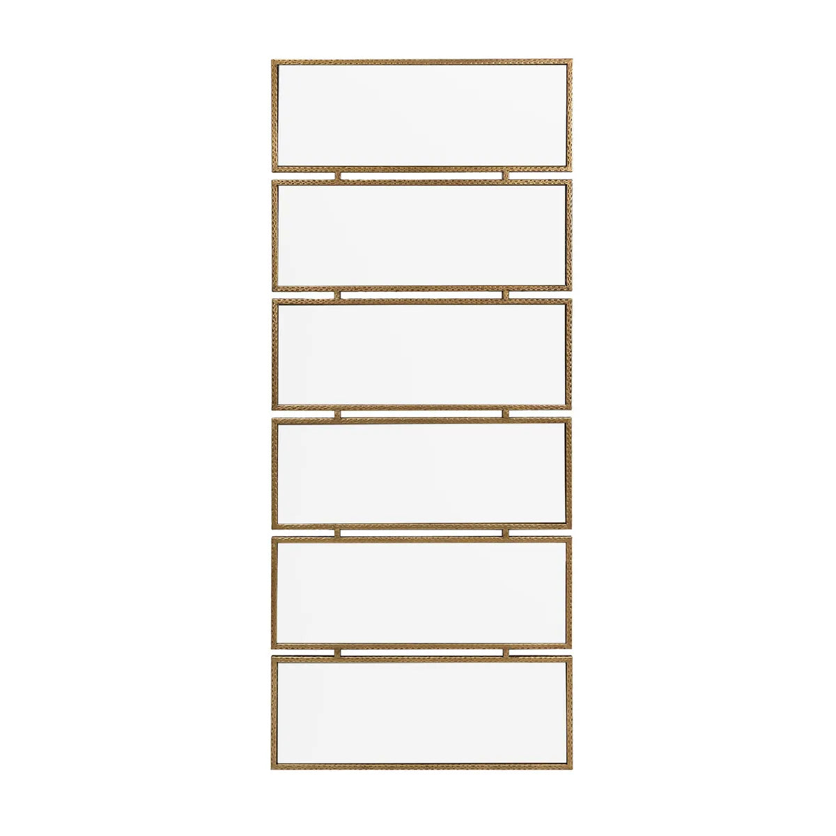 Crestview Collection Soleil 2 Gilded Gold Tall Mirror - Image 1