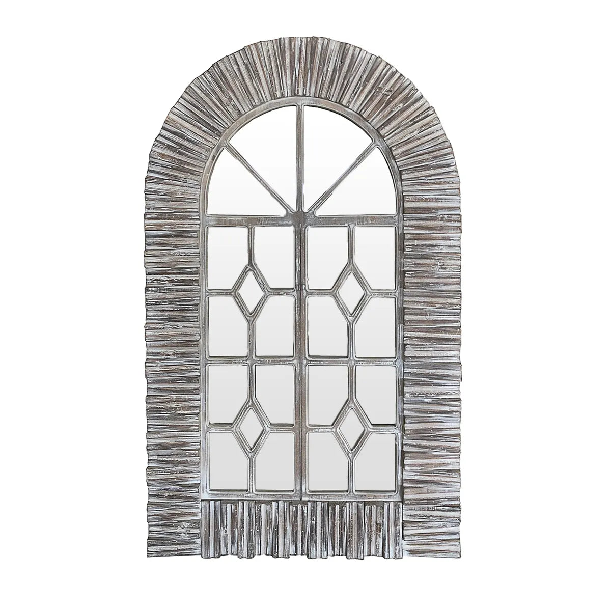 Crestview Collection Grace Wooden Decortive Mirror - Image 1
