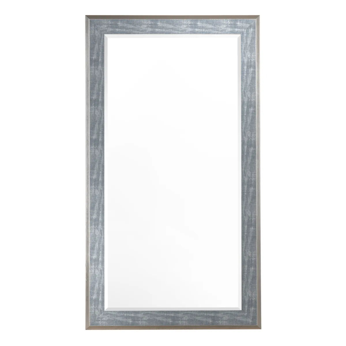 Crestview Collection Impressions Distressed Gray Framed Mirror - Image 1