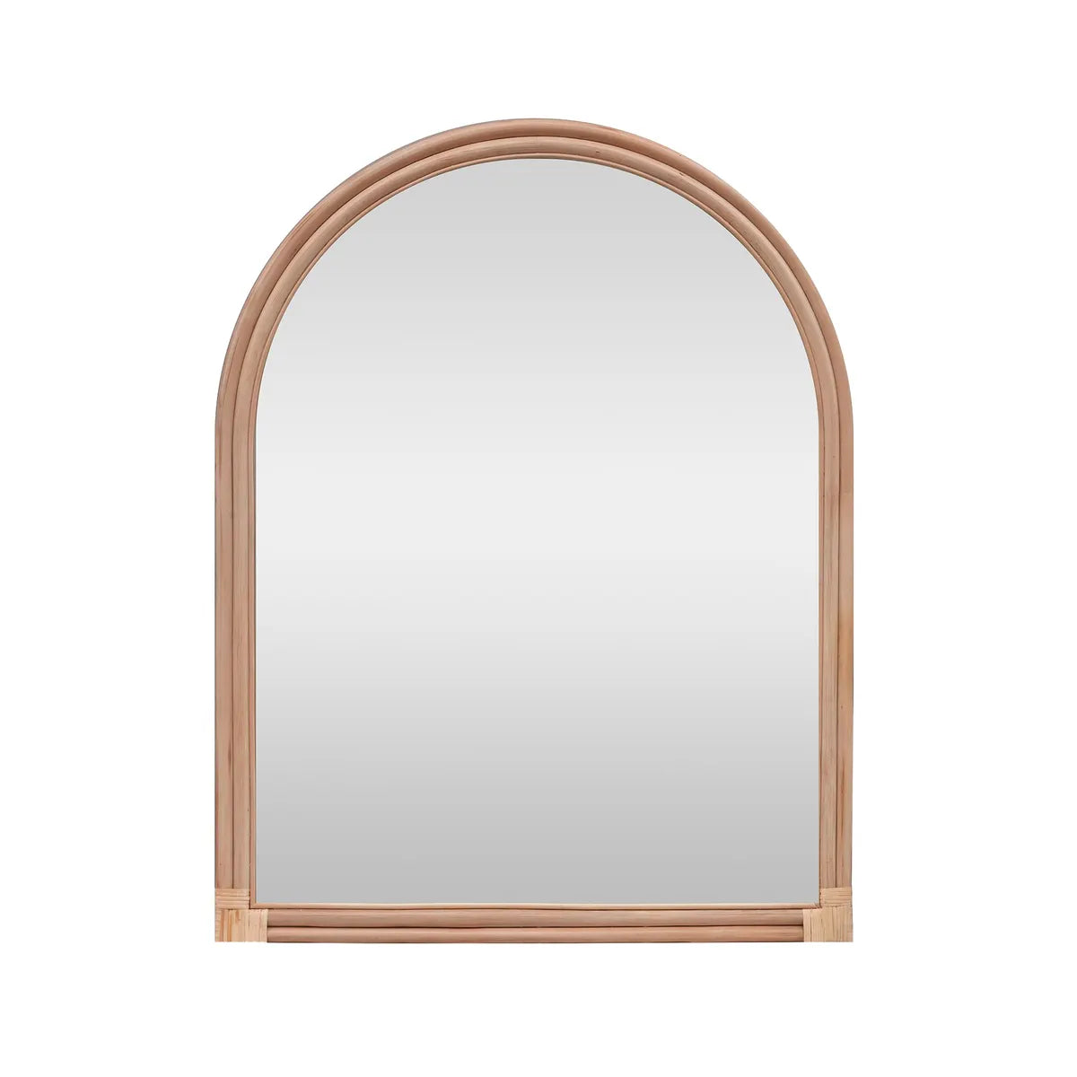Crestview Collection Ward Tan Arch Mirror - Image 1