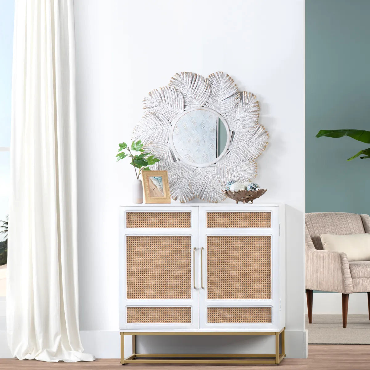 Crestview Collection Miramar Coastal Mirror - Image 1