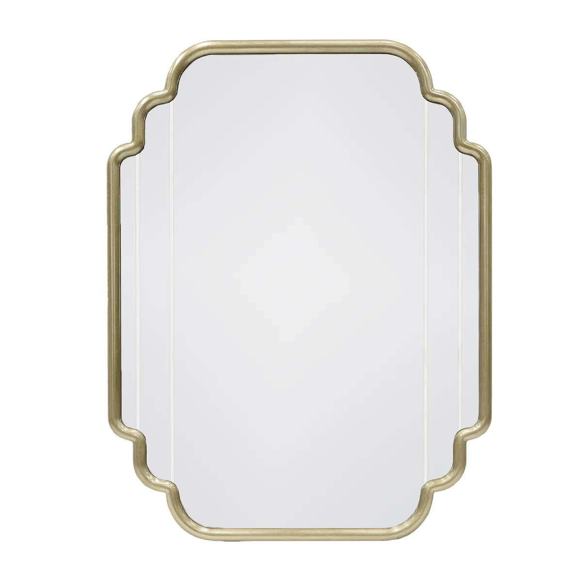 Crestview Collection Arrington 1 Silver Wall Mirror - Image 1
