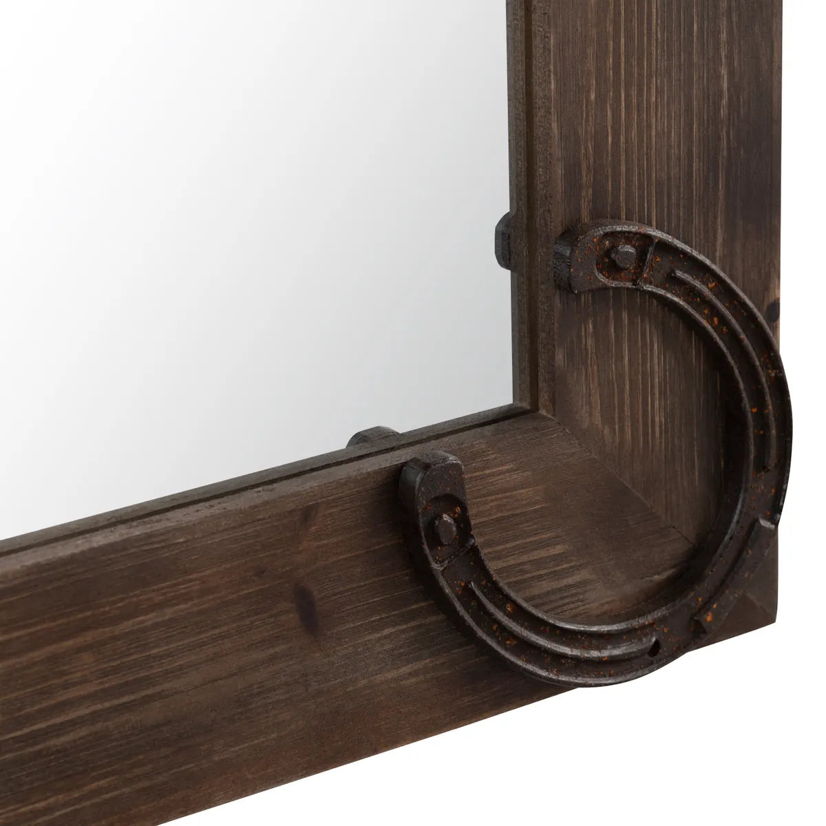 Crestview Collection Abbott Rustic Wooden Mirror - Image 2
