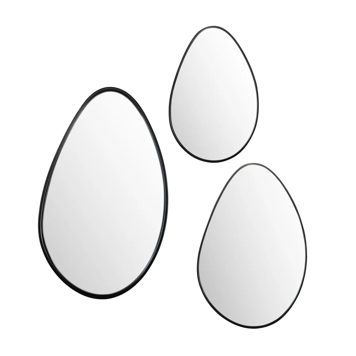 Crestview Collection Stockport Tear Drop Mirrors ~ Set Of 3 - Image 1