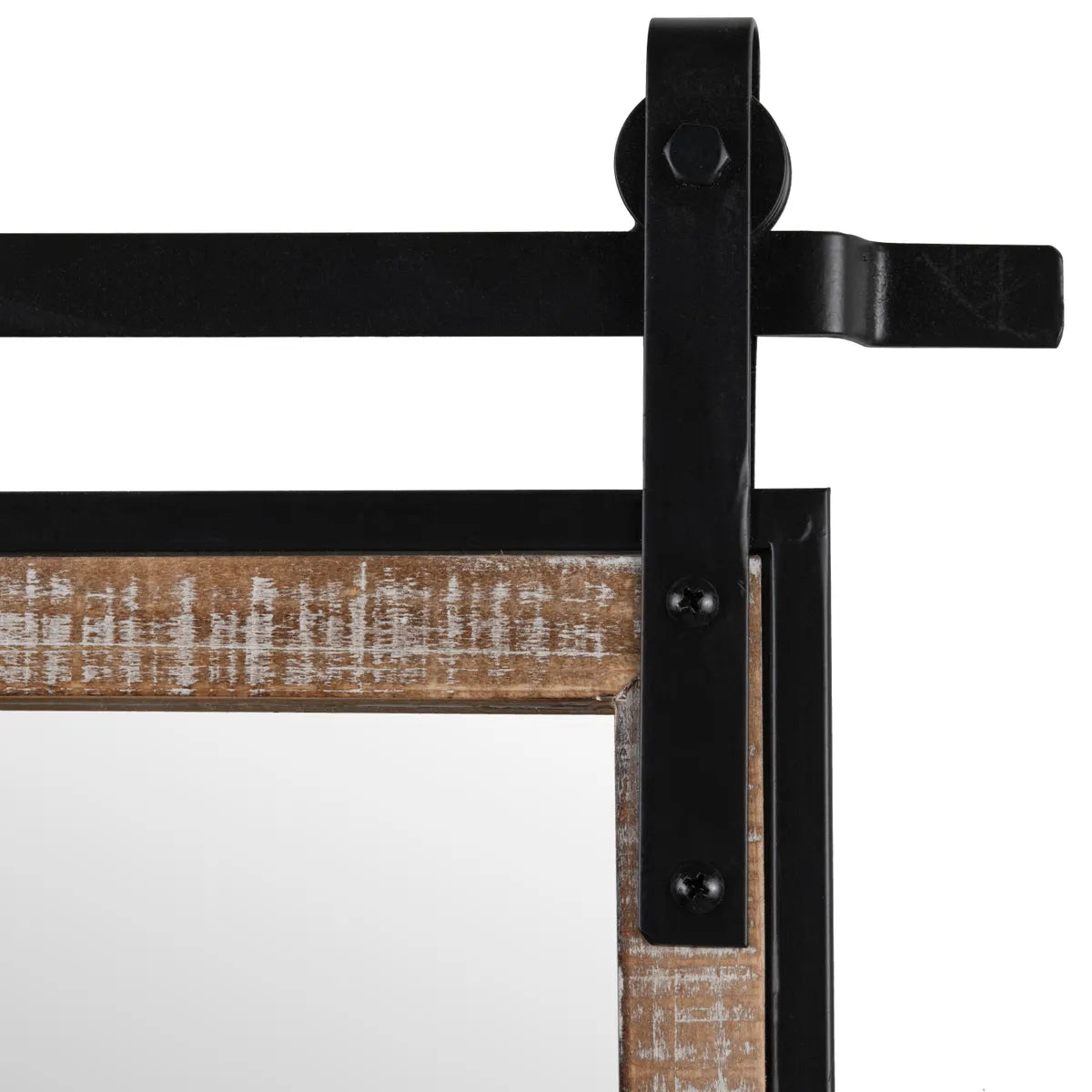 Crestview Collection Four Square Barn Door Mirror - Image 2