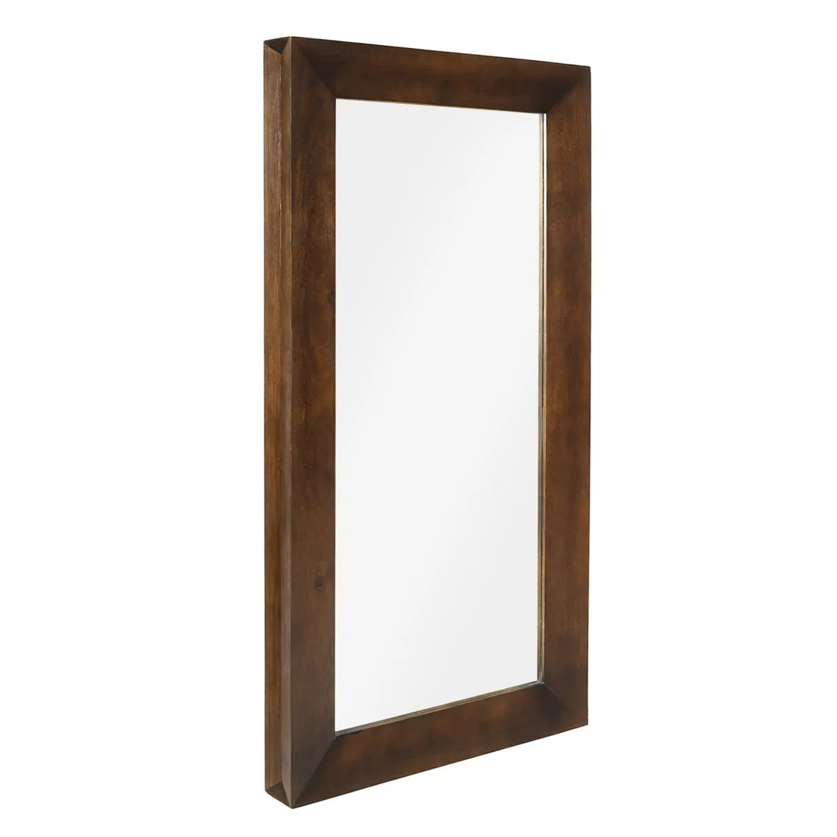 Crestview Collection Atticus Tall Brown Wooden Mirror - Image 2