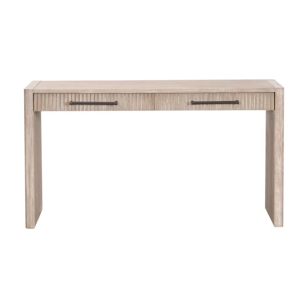 Essentials For Living Halloway 2- Drawer Console Table ~ Natural Gray Acacia - Image 1