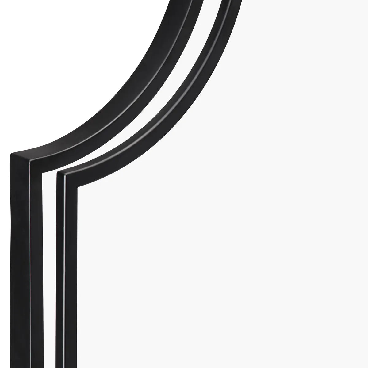 Crestview Collection Candor Black Framed Mirror - Image 2