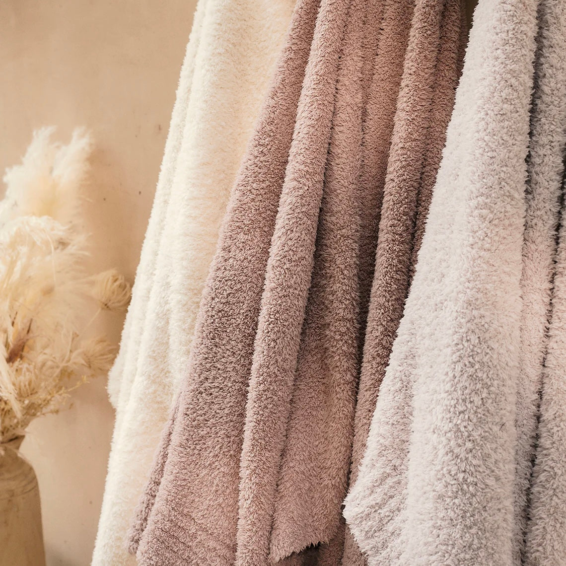 Barefoot Dreams CozyChic Graphite Throw Blanket - Image 3